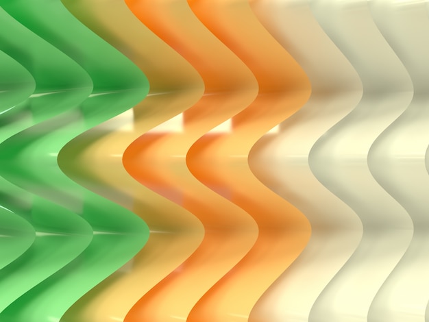 3D rendering of glossy curved surfaces