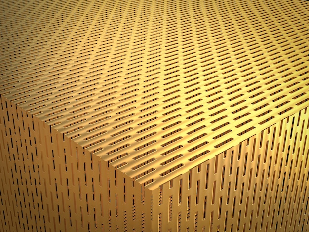 3d rendering gold screen background