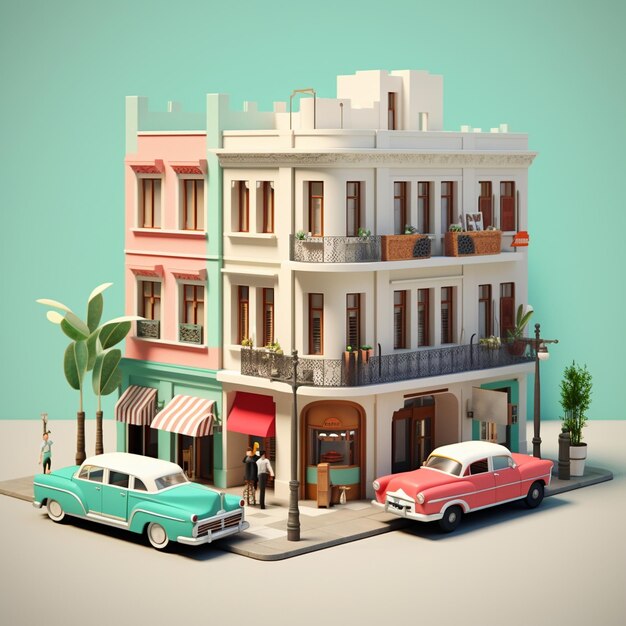 3d rendering of habana cuba