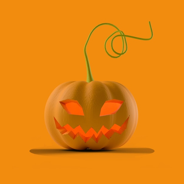 3d rendering helloween party and the jack olantern2