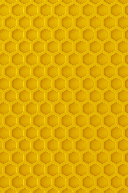 벌집의 3D 렌더링
