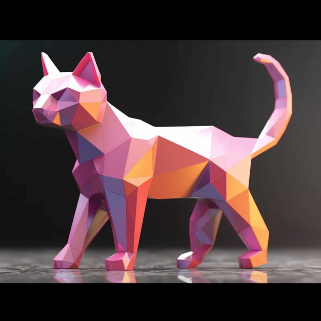 3D-rendering illustratie cartoon van kat