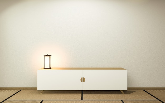 3d rendering of Japan room design