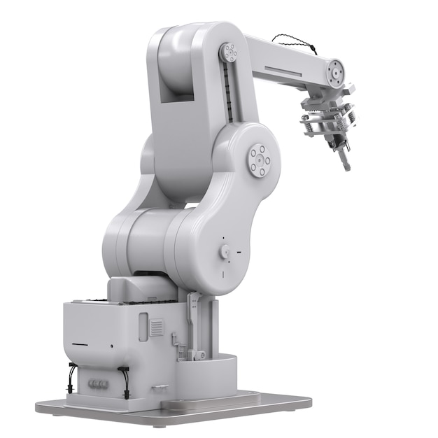 3D-rendering lasrobotarm