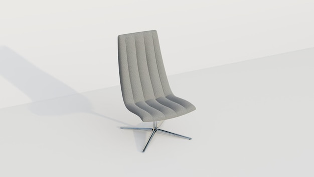 3d rendering lounge chair office