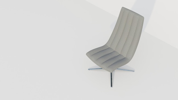 Фото 3d-рендеринговый кресло для офиса