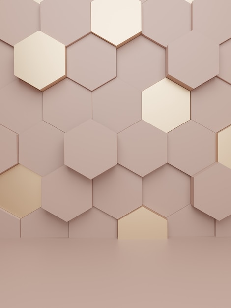 3d rendering luxury product display background for beauty health care skincare or honey products