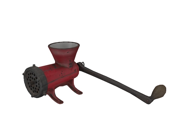 3d rendering manual meat grinder.