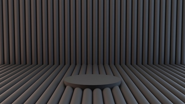 3d rendering minimal background, scene with podium 