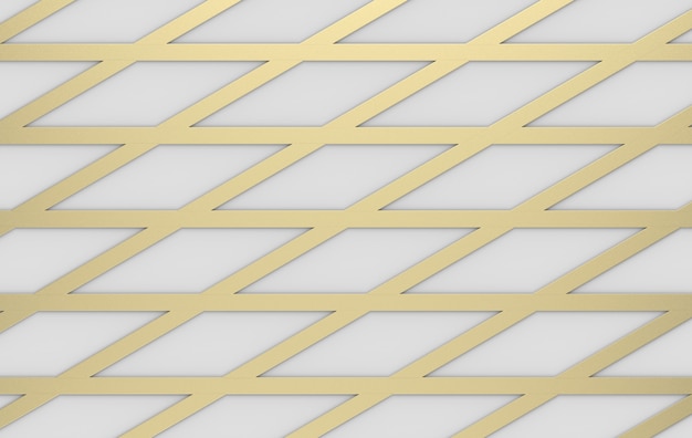 3d rendering. modern luxurious gold triangle grid line pattern design wall background.