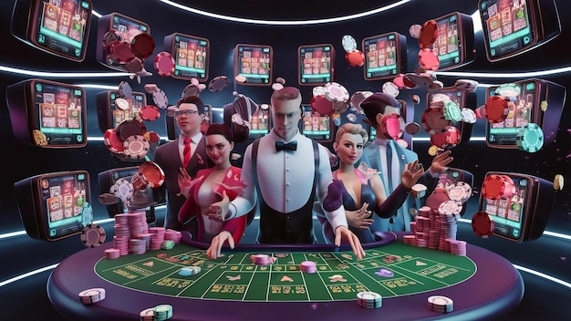 3d rendering online gambling