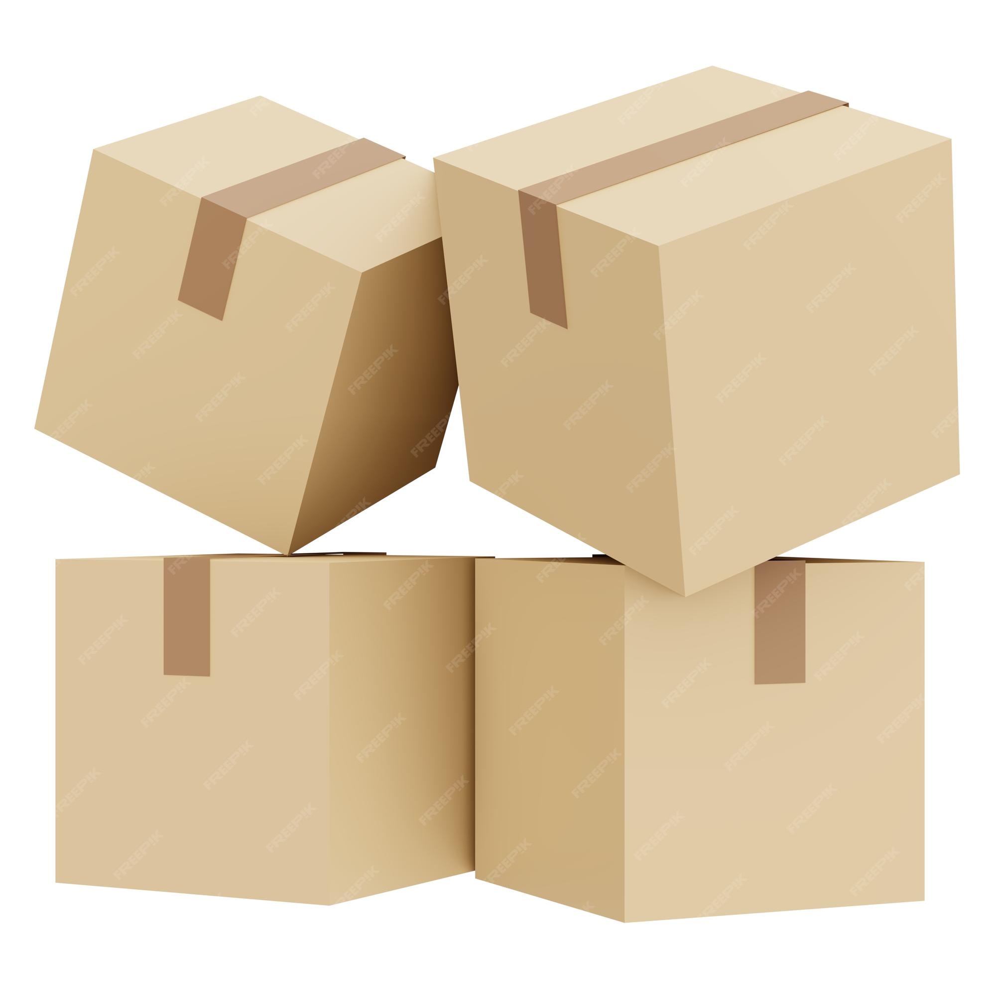 Premium Photo | 3d rendering package brown box icons of delivery business isolated on white background 3d render illustration cartoon style Premium Photo | 3d rendering package brown box icons of delivery business isolated on white background 3d render illustration cartoon style
