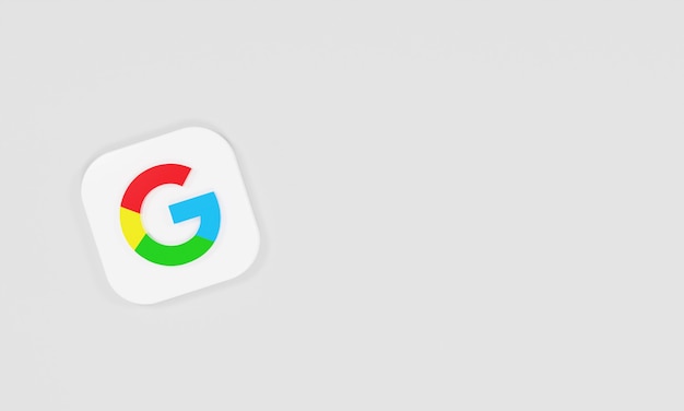 3d-rendering pictogram logo google