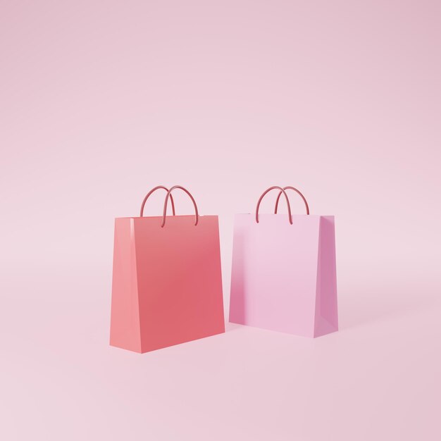 Túi mua sắm màu hồng 3D trên nền hồng là một bức tranh đầy sức sống và tươi trẻ. Hãy bấm vào hình ảnh này để khám phá vắt đẹp của túi mua sắm và cảm nhận sự sang trọng và hiện đại của nó.