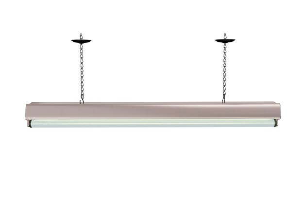 3D-rendering plafond hangende led-buislamp