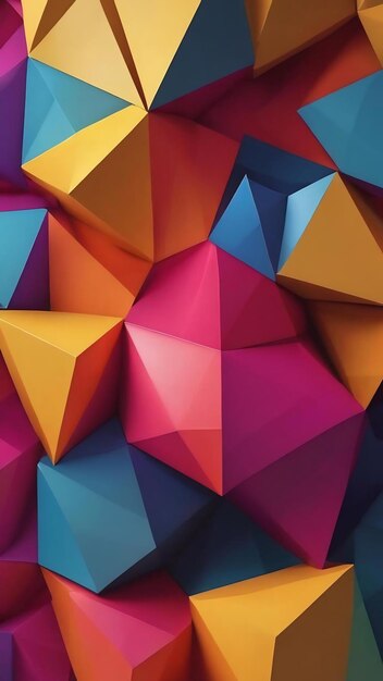 3d rendering polygon abstract polygonal geometric triangle background