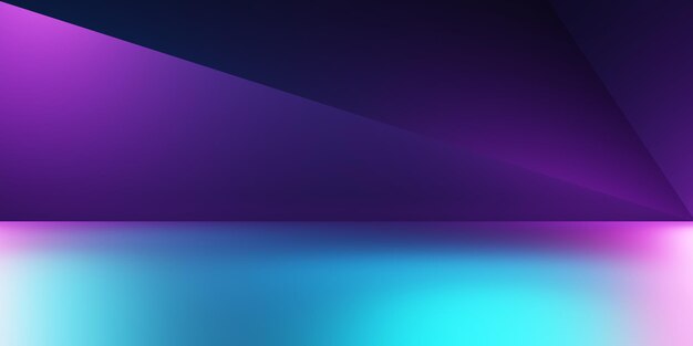 3d rendering of purple and blue abstract geometric background Scene for advertising product display