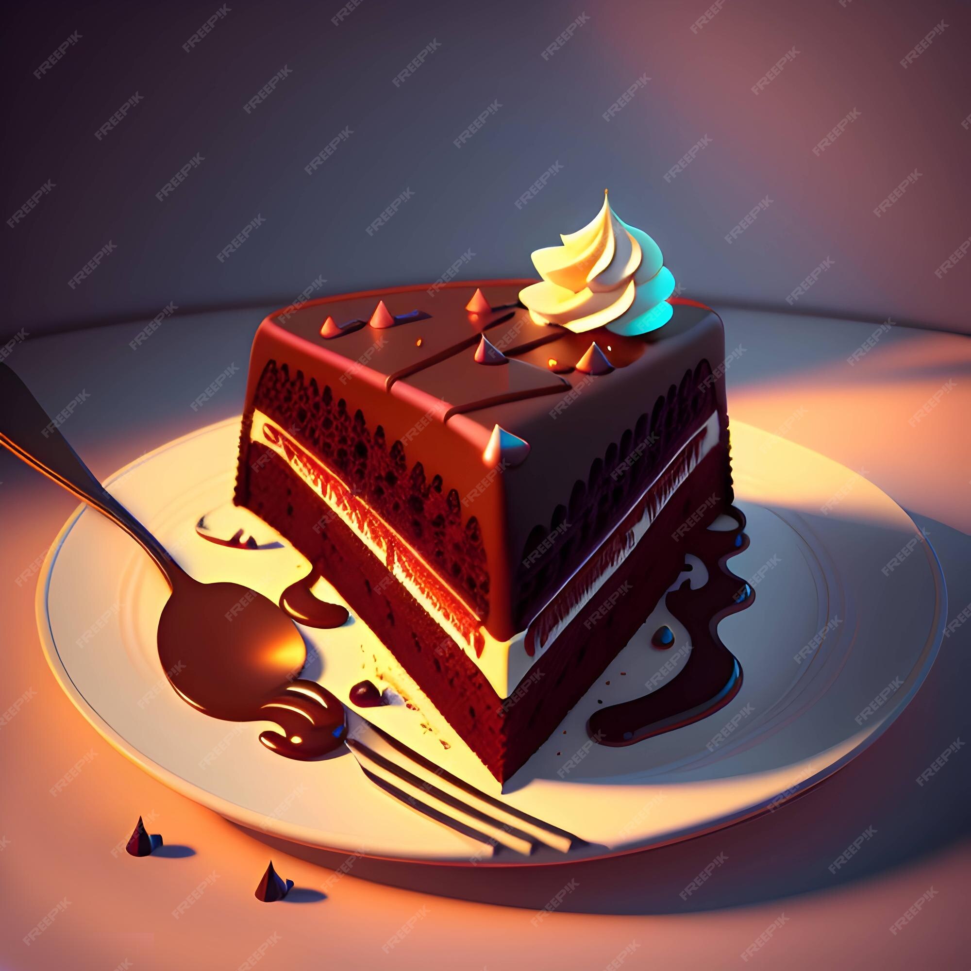 Premium AI Image 3D Rendering Realistic Chocolate Vanilla Cake premium-ai-image-3d-rendering-realistic-chocolate-vanilla-cake