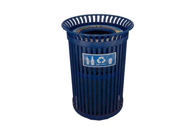 3d rendering realistic city garbage basket