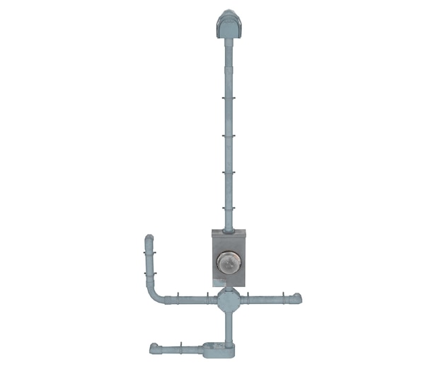 3D-рендеринг реалистичного трубопровода