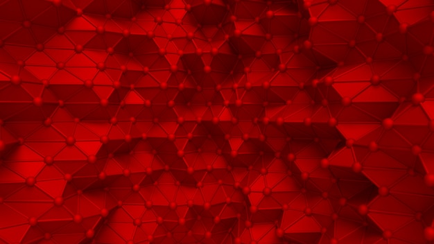 빨간색 질감 된 배경의 3d 렌더링