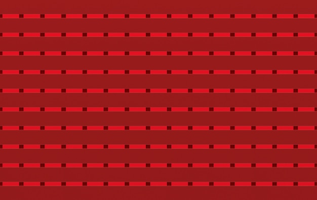 3d rendering. seamless matalic modern red square shape pattern tiles wall design texture background.