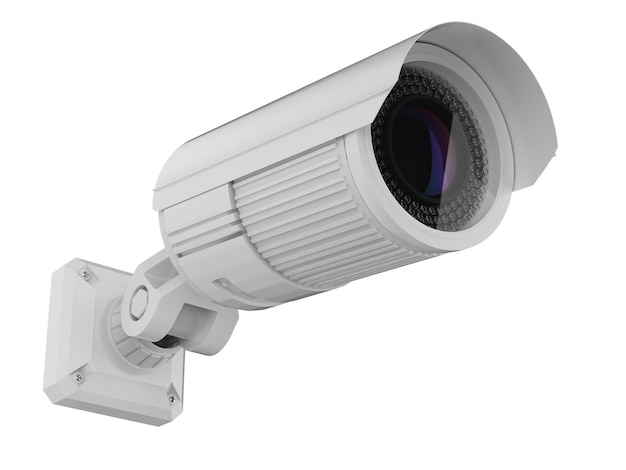 3d rendering security camera or cctv camera