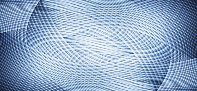 3D rendering of silver curved lines with high-end textured background