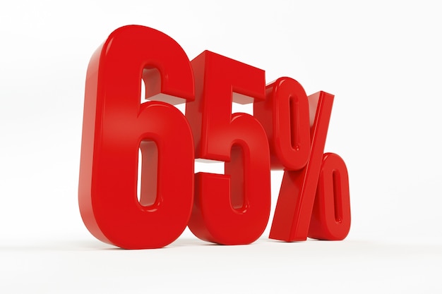 65 %의 3D 렌더링