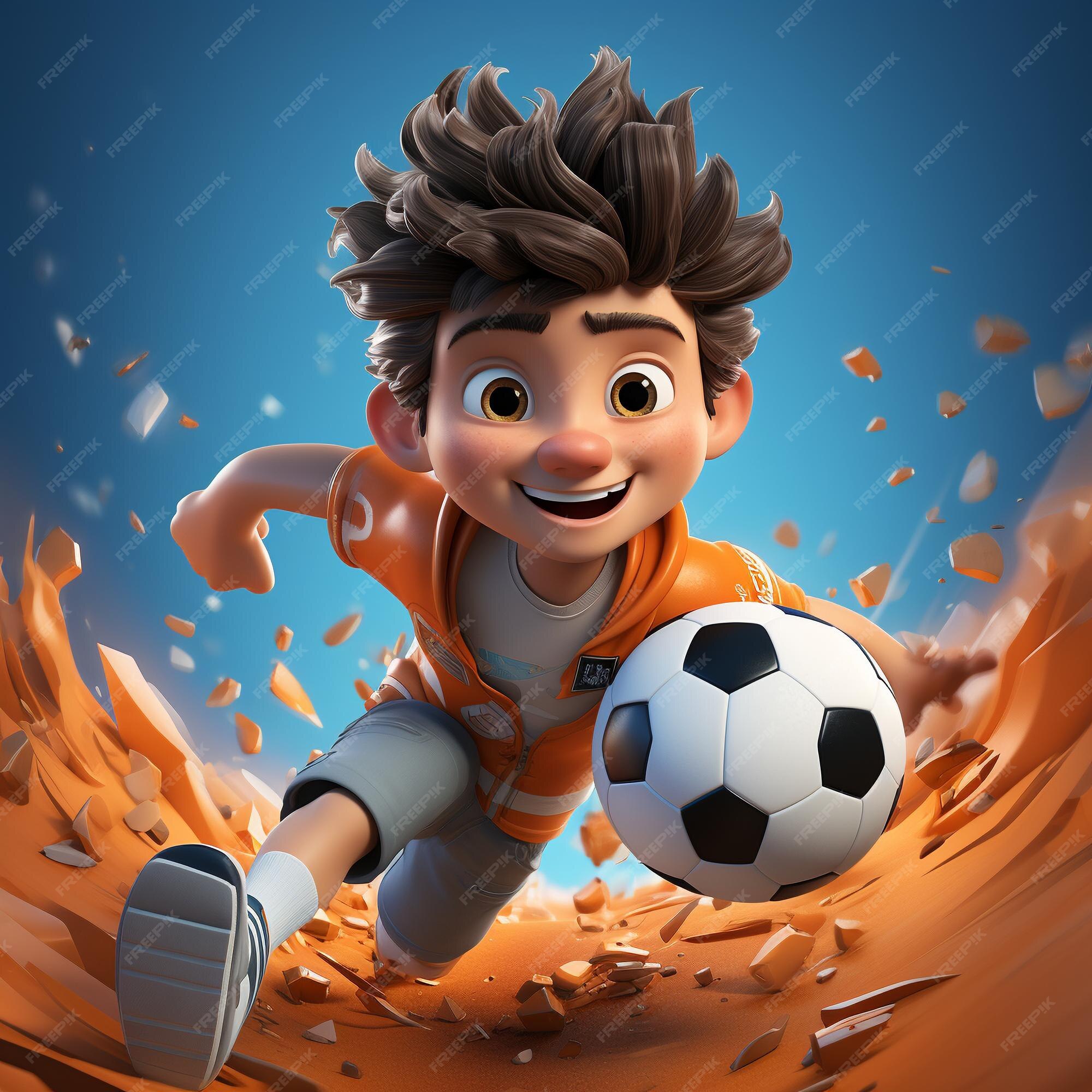 Premium Photo 3d Rendering Of Soccer Player In Action premium-photo-3d-rendering-of-soccer-player-in-action