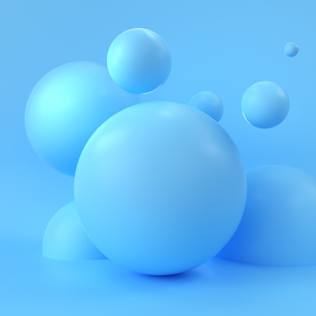 3d rendering sphere, 3d abstract background