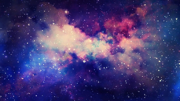 3d rendering of a stellar nebula and cosmic dust cosmic gas clusters and constellations in space