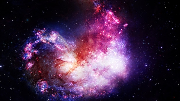 3D rendering of a stellar nebula and cosmic dust cosmic gas clusters and constellations in space