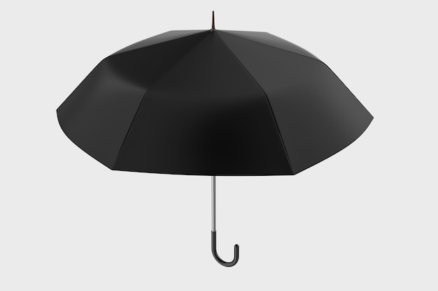 3d rendering the umbrella with white background