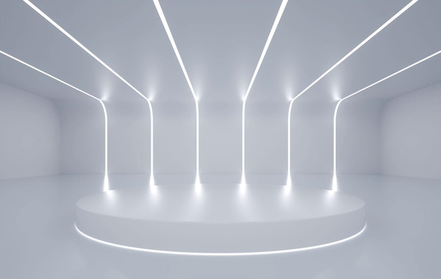 3D-rendering van de achtergrond van het product