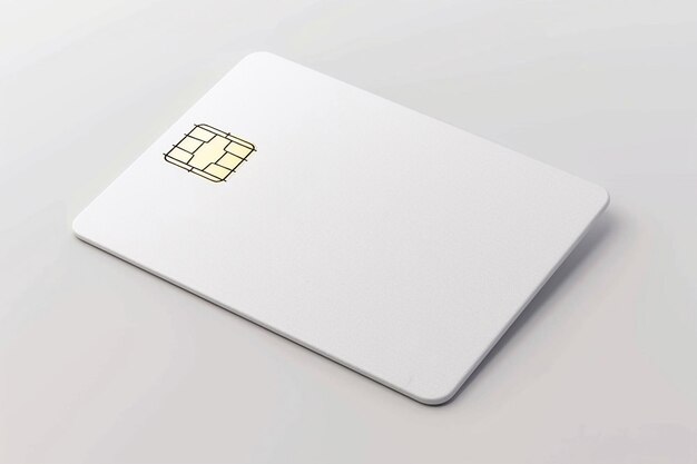 3D-rendering van een lege creditcard