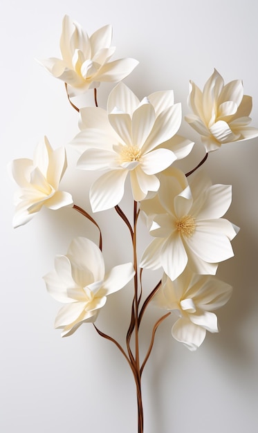 3D rendering van prachtige bloemen UHD behang