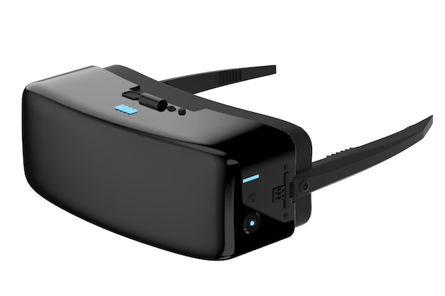 3d rendering virtual reality glasses or vr headset