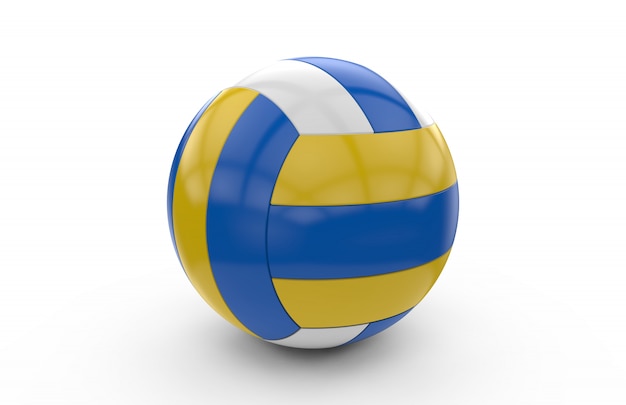 3D rendering of a volley ball