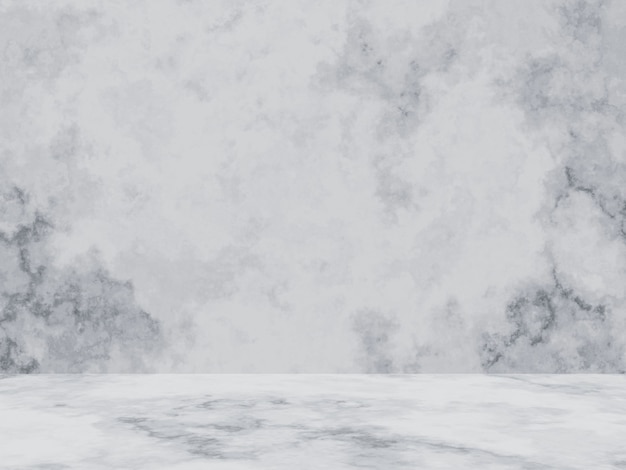 3D rendering. White cement wall background