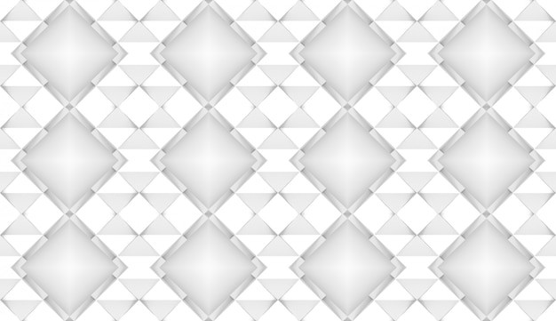 3d rendering of white grid square paper art  texture background