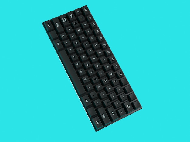 3d rendering wireless computer keyboard