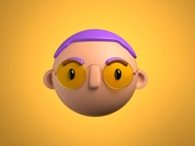 3d rendering of zoom call avatar