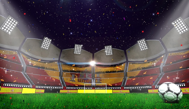 3d rendring of stadium background