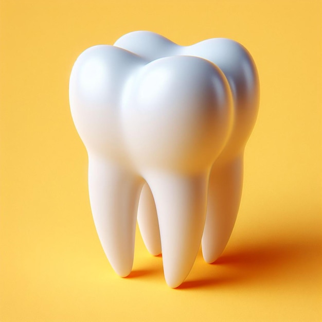 3D REPRESENTATION OF A TOOTH DENTIST ORAL CARE EDUCATION AND DENTAL HYGIENE