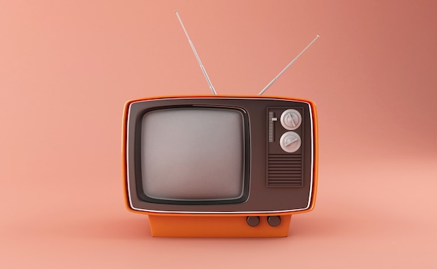 3d retro tv