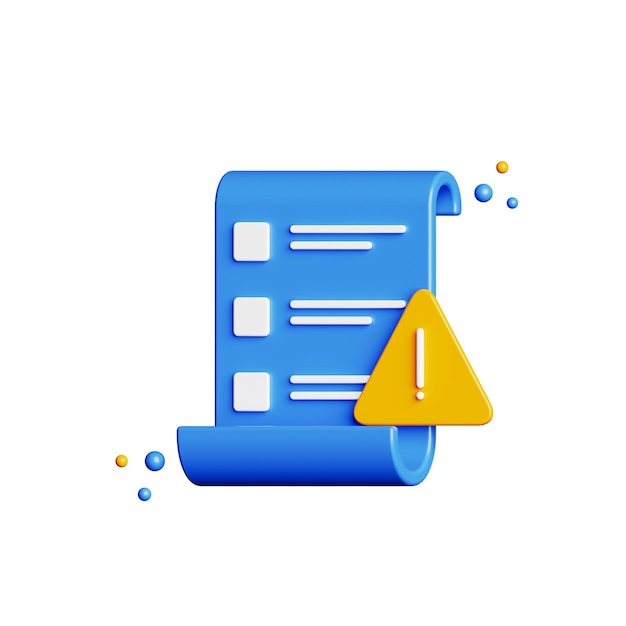 3d risk icon