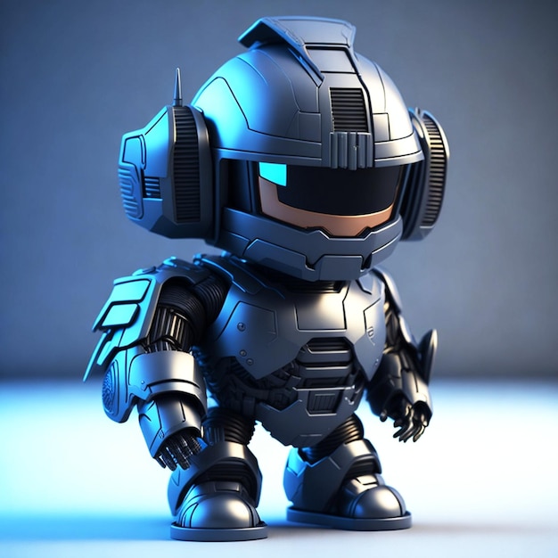 3D Robocop-personage