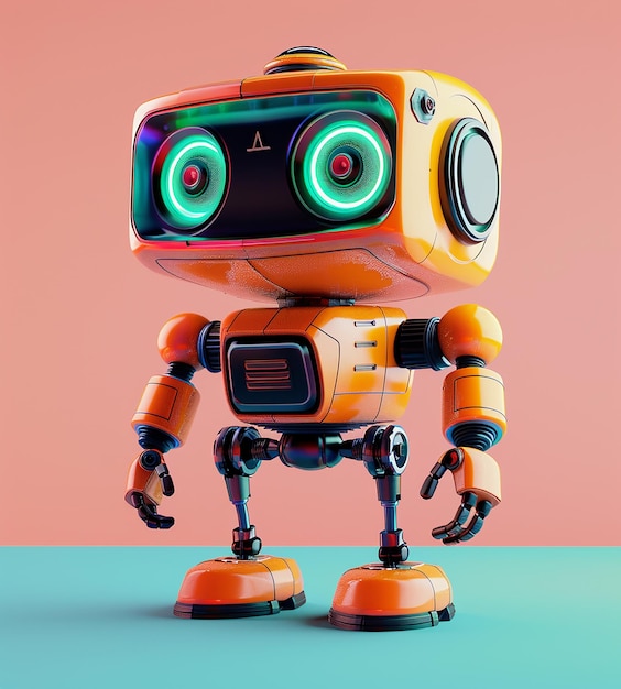 3d robot character design