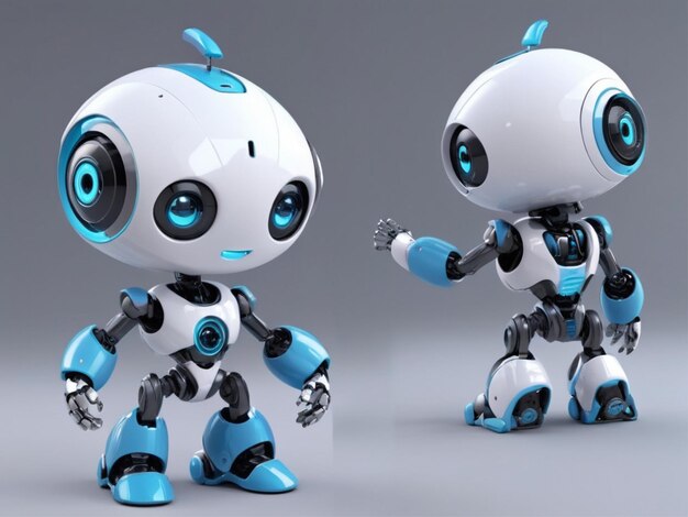 3d robot character